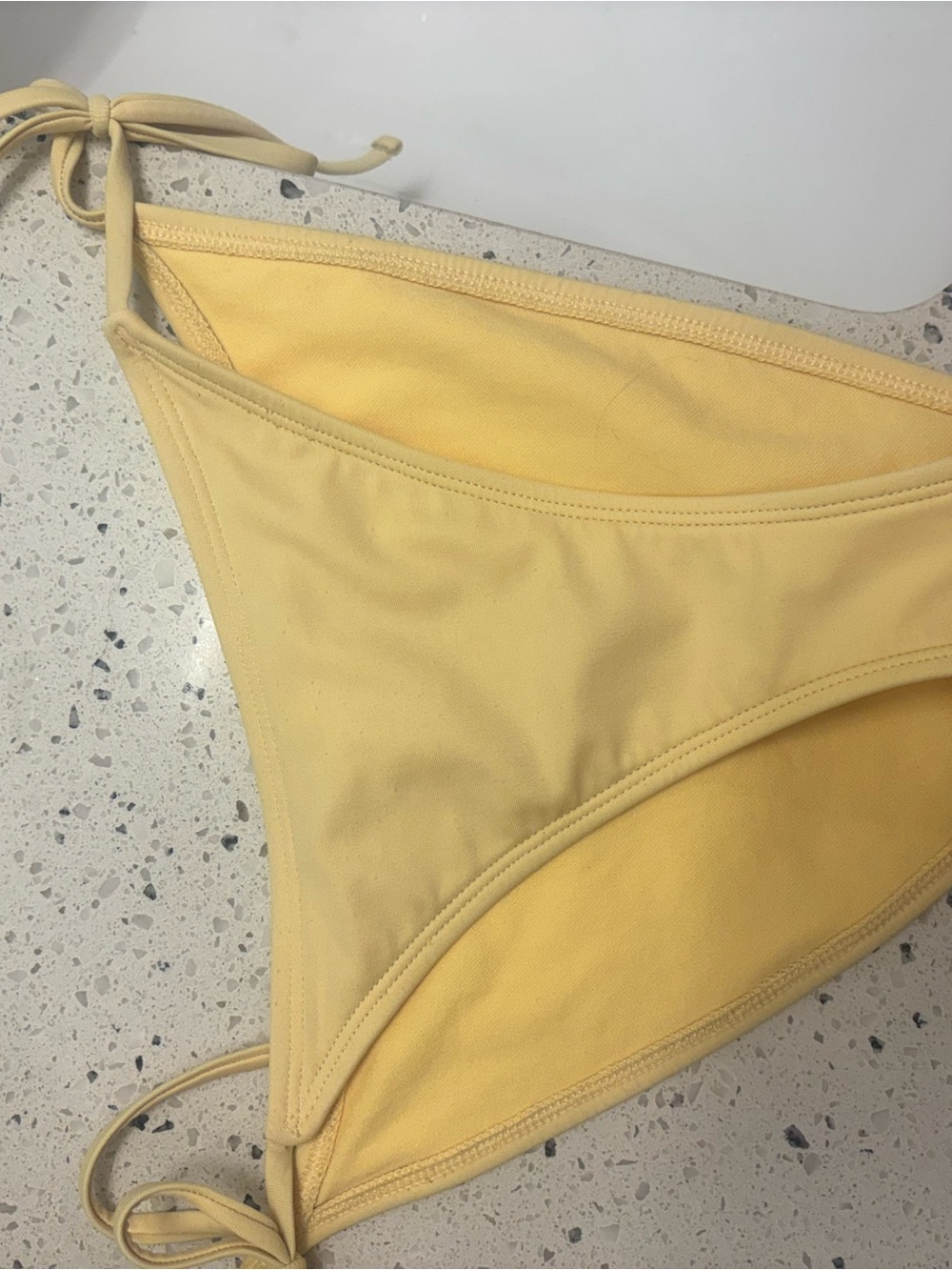 Target Yellow Tie-Side Bikini Bottoms